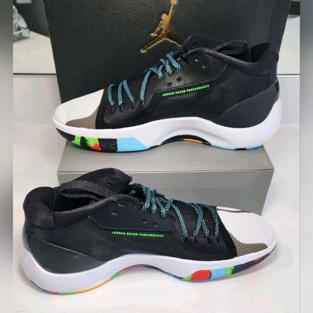 Nike Jordan Zoom Separate Black Green Strike DH0248-030 Men's Size 12/ WMNS 13.5